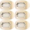 Leopard Print Oval Frosted Hair Clip Women's High-end Versatile Duckbill Clip Hair Accessories