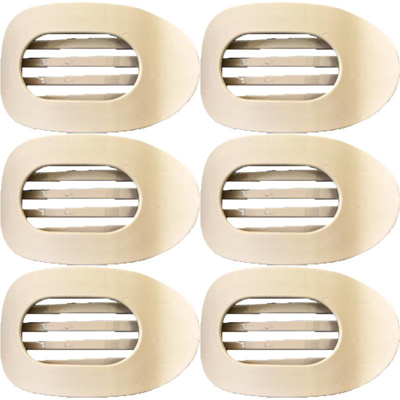 Leopard Print Oval Frosted Hair Clip Women's High-end Versatile Duckbill Clip Hair Accessories