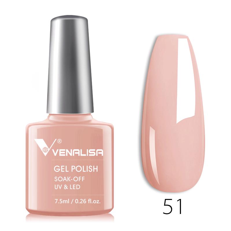 Venalisa 7.5ml Color Nail Gel Polish Soak Off UV LED Lacquer Varnish Long Lasting Nail Art Supply With Paper Box
