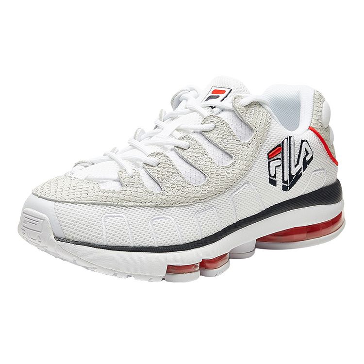 FILA Silva Trainer Mesh Fabric Sports Comfort Low Top Casual Shoes Men sneaker White F12M931102FWT