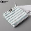 Factory Soft Skin-friendly Striped Small Square Edging Towel New Style Fiber Absorbent Handkerchief Quick-drying