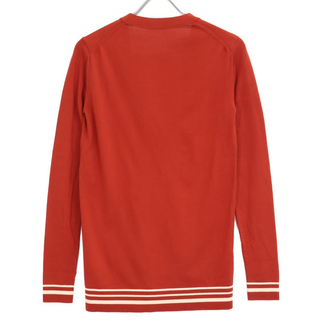 ADEAM 41028 Red Brown Cotton Button Knit Cardigan Tops 0 Red brownUsed