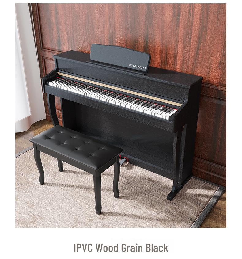 88-Key Upright Weighted Hammer Electric Smart Piano for Professional and Children's Use