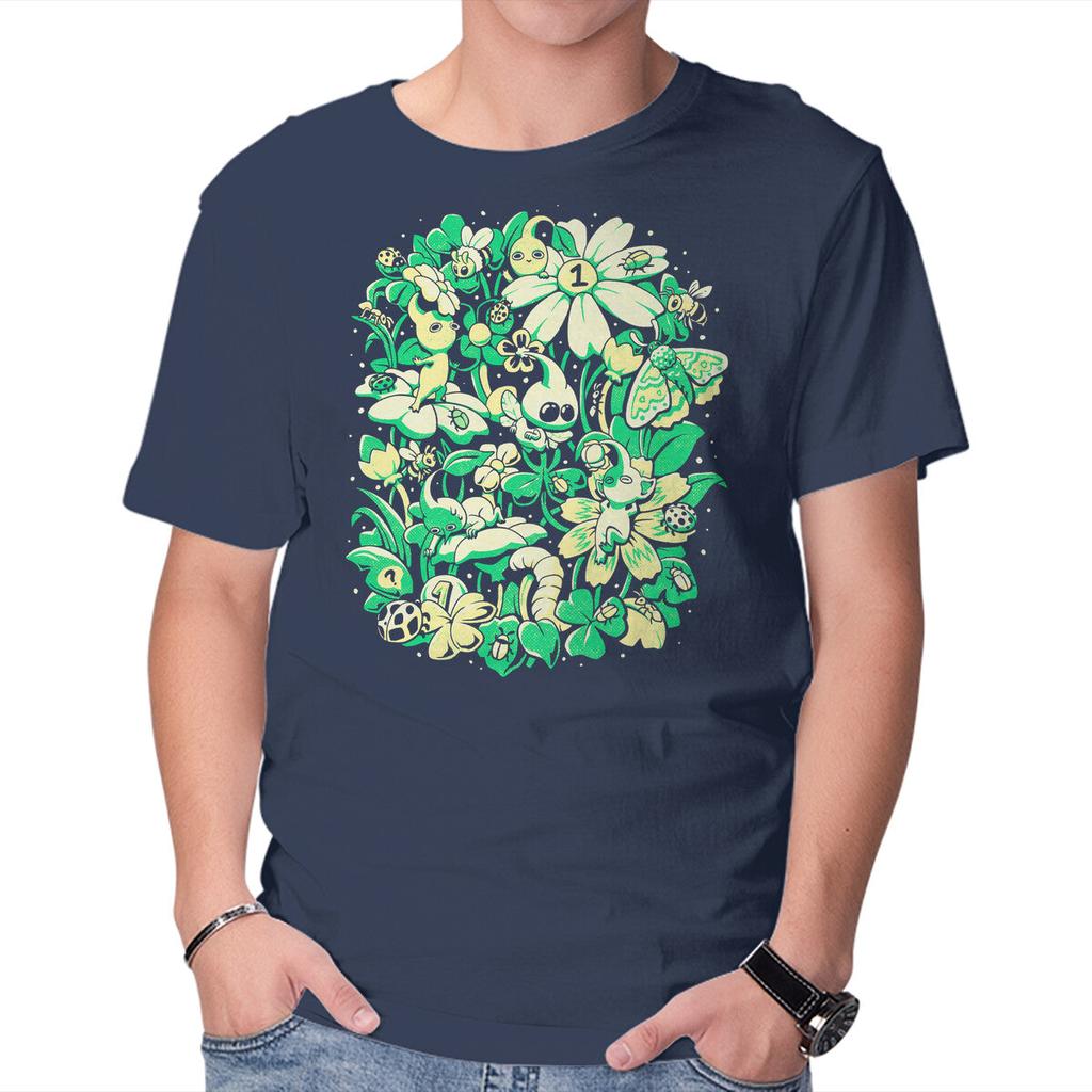 Unisex Crew Neck T-Shirt Tiny Garden Graphic Short Sleeve Casual Tee