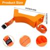 Durable ABS Gas Cylinder Bracket Heavy Duty Wall Mounted Bracket Propane Tank Holder  Motorhome