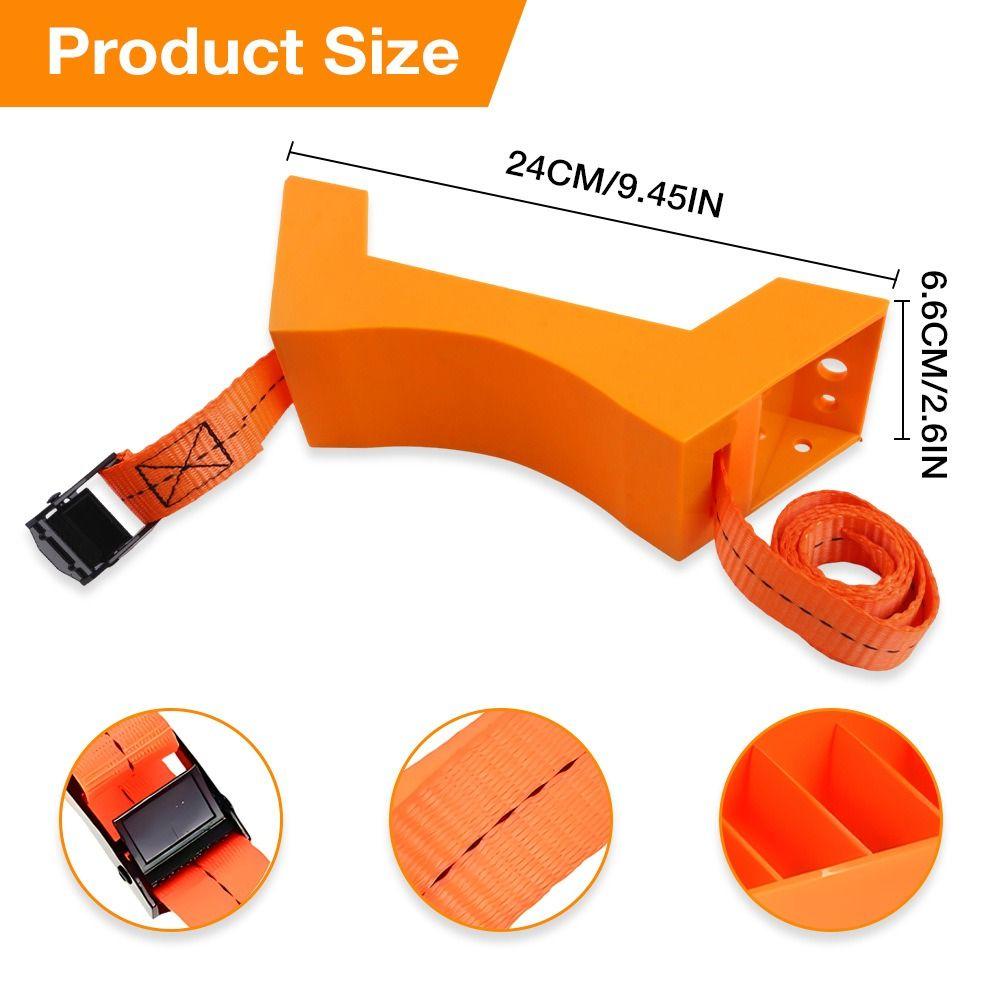 Durable ABS Gas Cylinder Bracket Heavy Duty Wall Mounted Bracket Propane Tank Holder  Motorhome