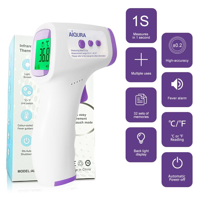 JYTOP FD-A Pyrometer Infrared Thermometer Gun Temperature Measurement Electronic Hygrometer Digital Thermometer Made in China Plastic