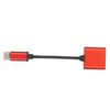 2 in 1 Headphone Adapter Type C to 3.5mm Port Charging Port   Portable Earphone Converter