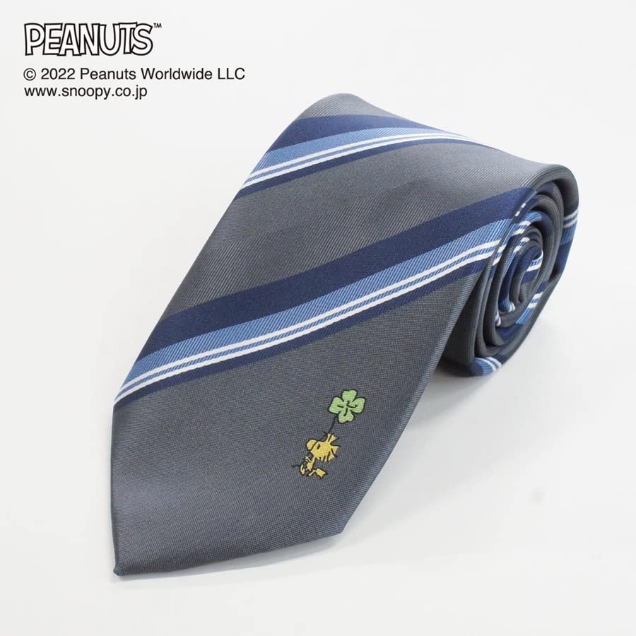 Peanuts Snoopy Tie PNDW0457 Gray SNOOPY Business Brand Tie Gift