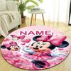 Personalized M-Minnie Round Chair Office Rug - Perfect for Mat, Office Chair & More - Ideal Gift for Birthdays and Holidays