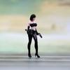 Miniature Girl Figures 1:64 Scale Diorama Collectibles Tiny Mini Realistic for Micro Landscapes