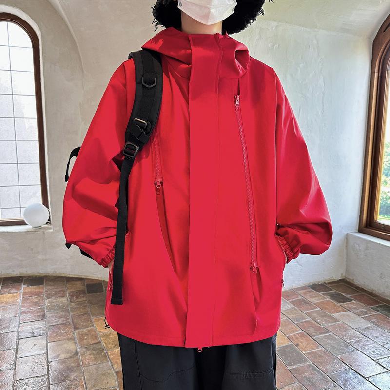 Mäntel Herrenjacken Frühling und Herbst Trendy Casual Fashion Jugend Kapuzen Outdoor Sportjacken Herrenbekleidung