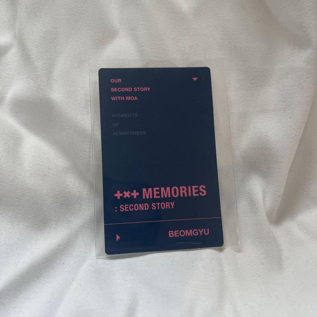 [USED] TXT Memories Beomgyu Trading Card