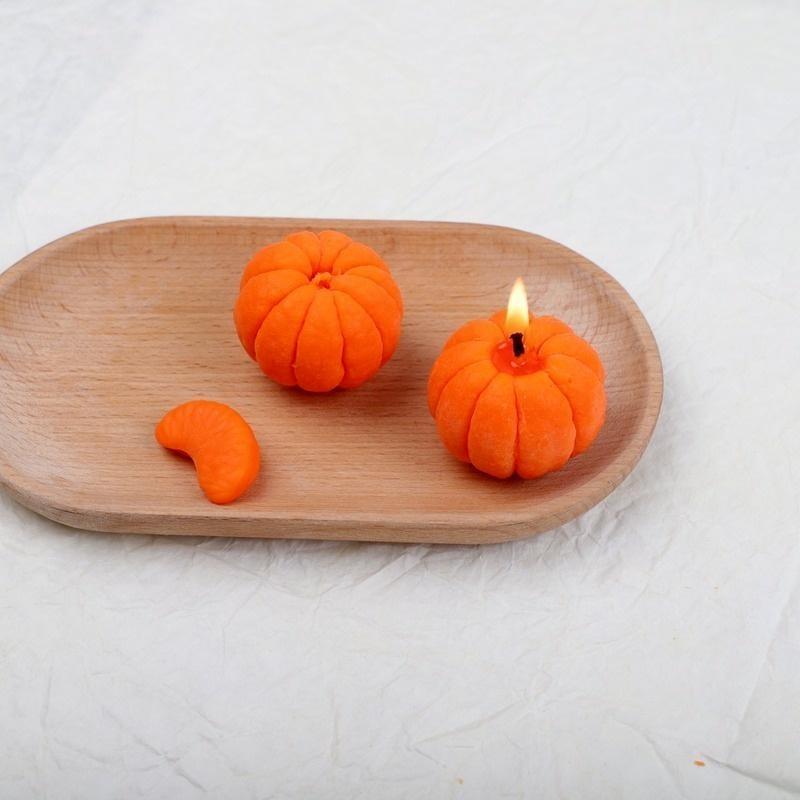 New 3D Orange Candle Mould Silicone Molds for Soap Making Fruit Shape Mold Vela Kit DIY Candle Soap Bath Bombs Epoxy Resin Craft