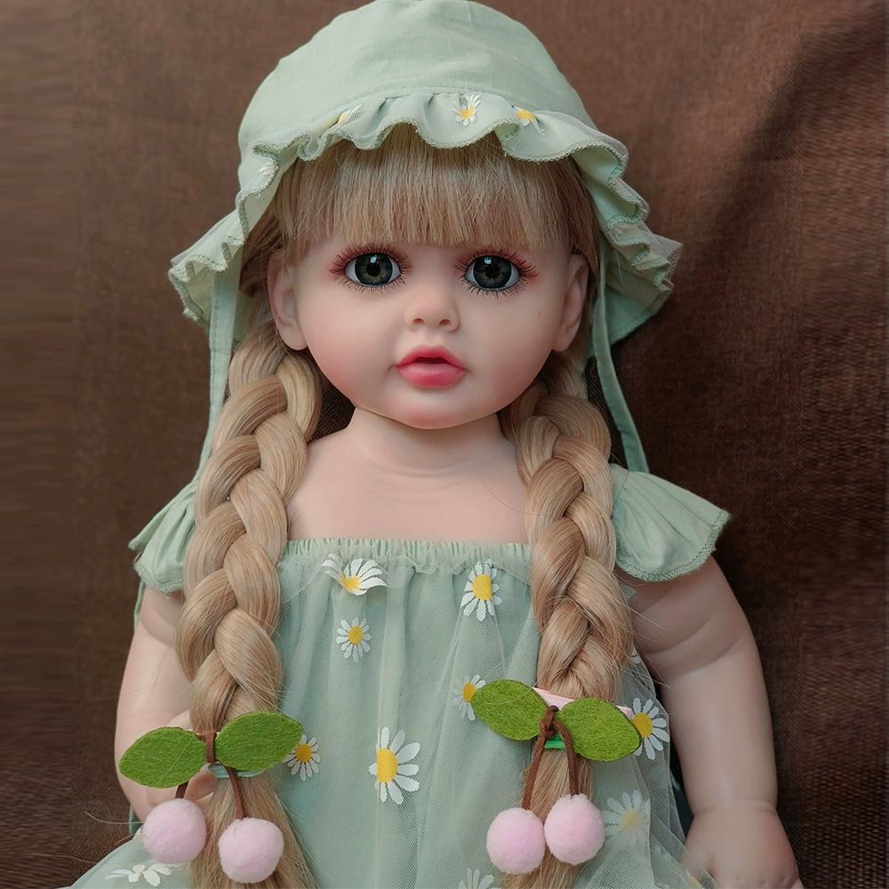 55CM Full Body Soft Silicone Vinyl Reborn Toddler Girl Betty Pretty Princess Lifelike Baby Doll Christmas Gift for Grils