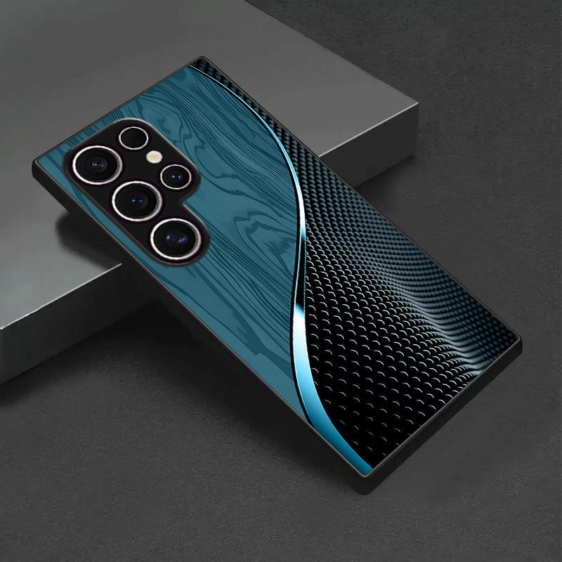 Creative textured waves Exquisite PhoneCase for Samsung Galaxy S26 S25 S24 S23 S22 S21 FE Ultra Plus Men women Built-in glass