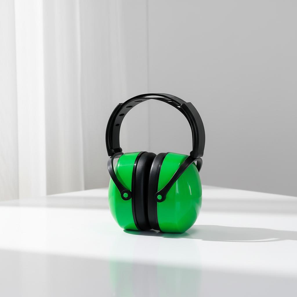 Industrial Worksite Noise Cancelling Earmuffs (Black,31dB) чёрный