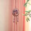 Handmade Sunlight Crystal Dream Catcher: Rainbow Wind Chime Pendant for Girl's Room Gift