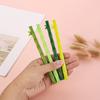 Back to school season 1pc 0.5mm cartoon creative emerald green bamboo neutral pen cute student fresh water pen office supplies syringe black signatu