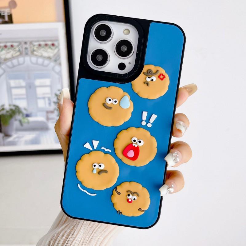 3D Silicone Cartoon Phone Case for iPhone 11, 12 Pro, 15 Pro Max