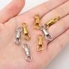 18K Gold Plated Stainless Steel Bag Key Chain Hook Clasps Lobster Clasp Hooks Connectors DIY Jewelry Making Supplies Accessories