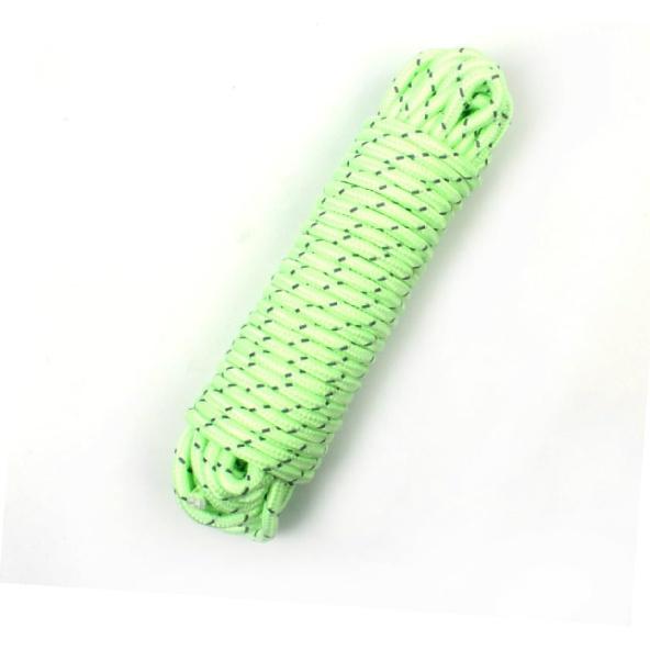 Yardwe Elastic Camping Tent Night Reflective Rope 10m Luminous Glow-in-The-Dark Cord Waterproof and Sturdy
