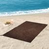 Brown Leather Vintage Textures Pattern Beach Towel Soft Microfiber Quick Dry Absorbent Quick Towels For Pool