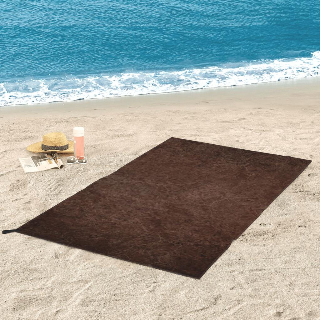 Brown Leather Vintage Textures Pattern Beach Towel Soft Microfiber Quick Dry Absorbent Quick Towels For Pool