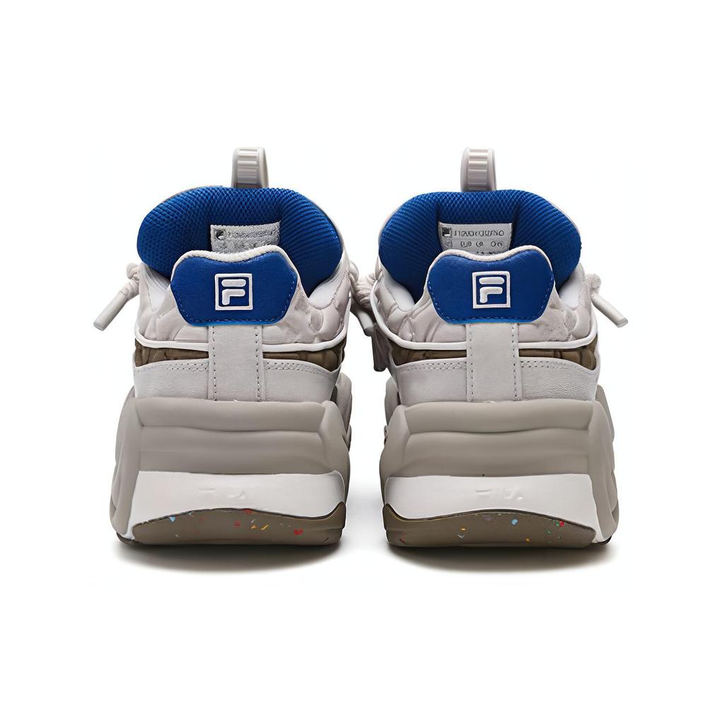 New FILA BROOK LV Durable Breathable Low Top Casual Shoes Men's Gray Green F12M341202FND