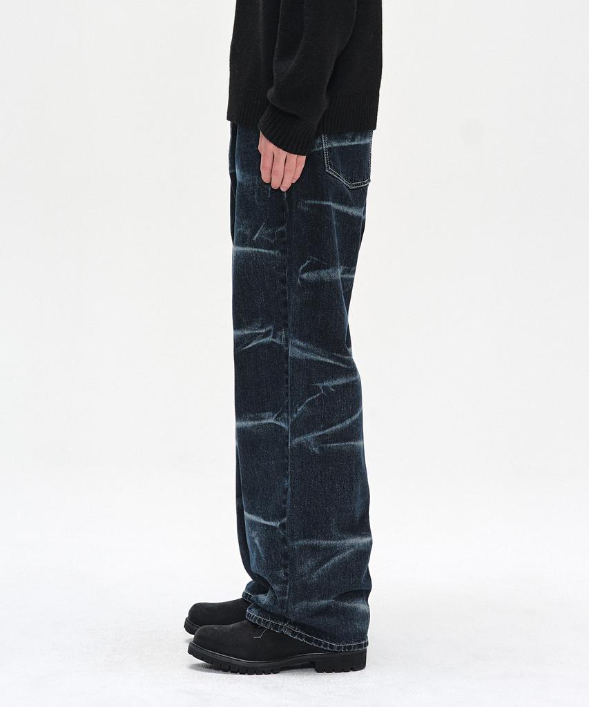 DECET Vine Bleach Wide Jeans Dcpt045Dblue