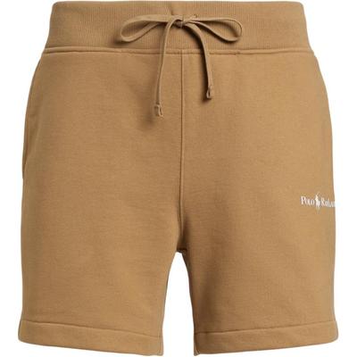 Polo Ss24 Solid Color Logo Letter Pattern Loose Fit Drawstring Casual Shorts Men Shorts Brown Yellow MNPOSHO1BQ20314-270