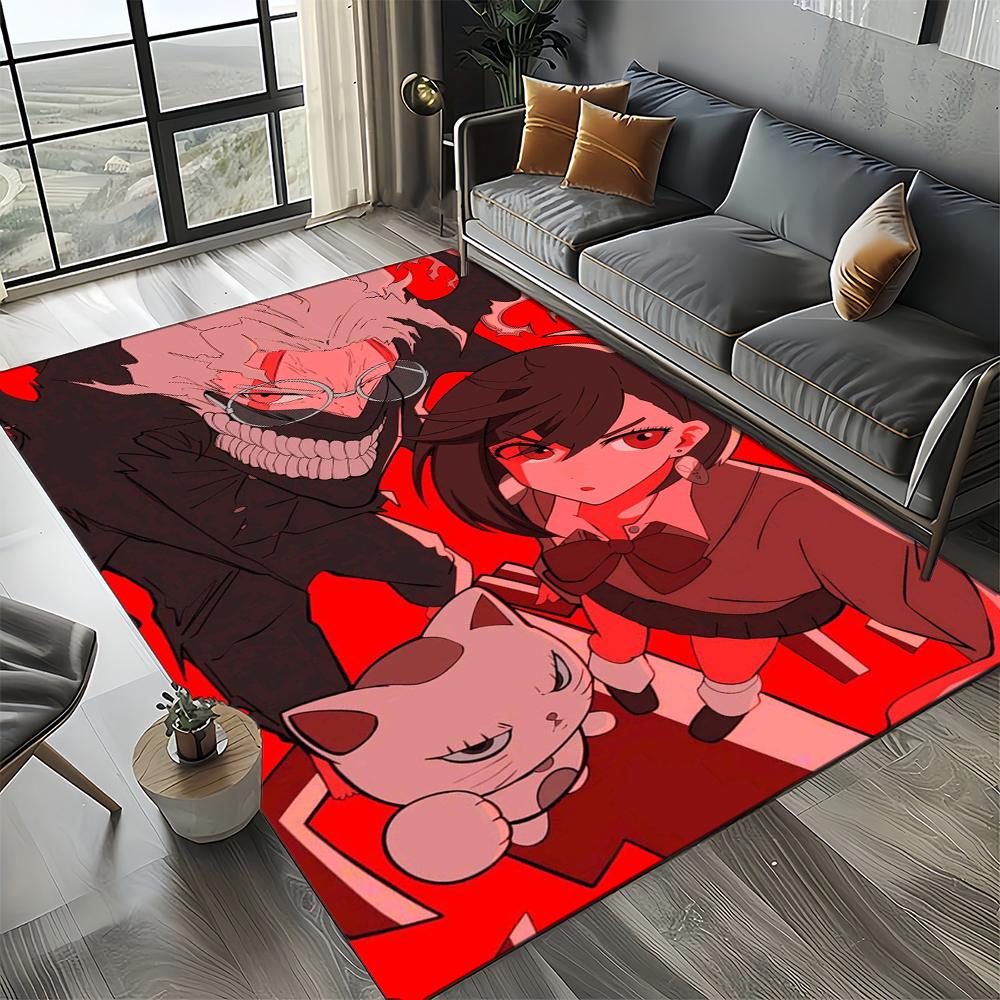 DAN DA DAN Anime Cartoon Non-Slip Carpet Rug for Living Room Bedroom Sofa Kids Play Floor Mat HD Gift