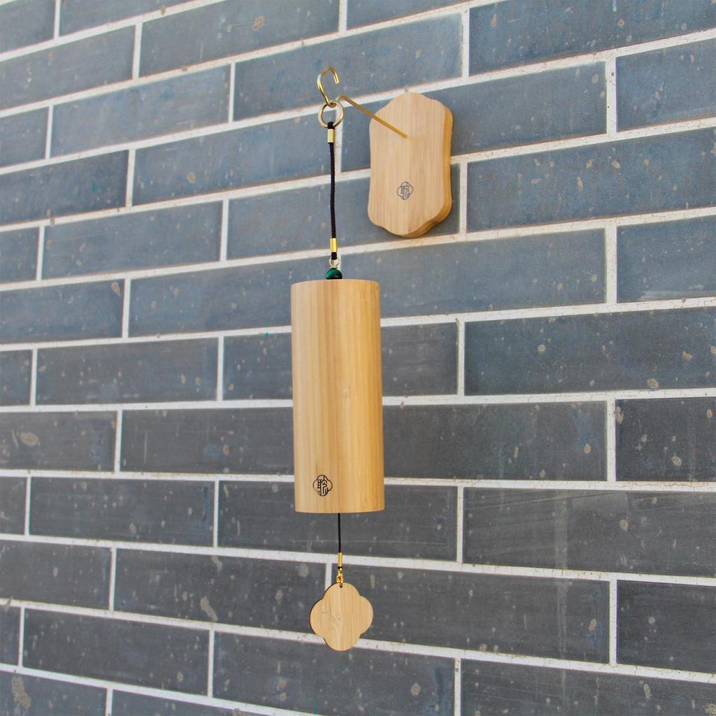 Wind Chime Hanger Wood Wind Chime Stand Plant Holder Hanger No-Drill Decorative Stand for Garden Balcony Fence Yard Backyard