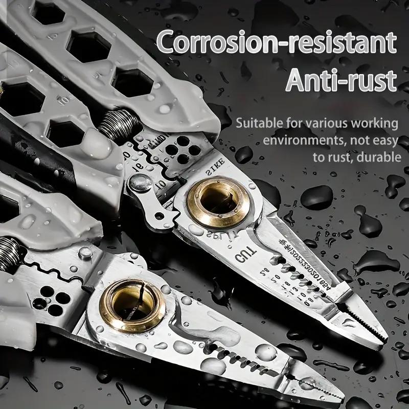 Multitool Pliers Wire Cutting Crimping Winding Cutting Crimping Pliers Electrician Tools Hand Tool For Mechanical Car Repair