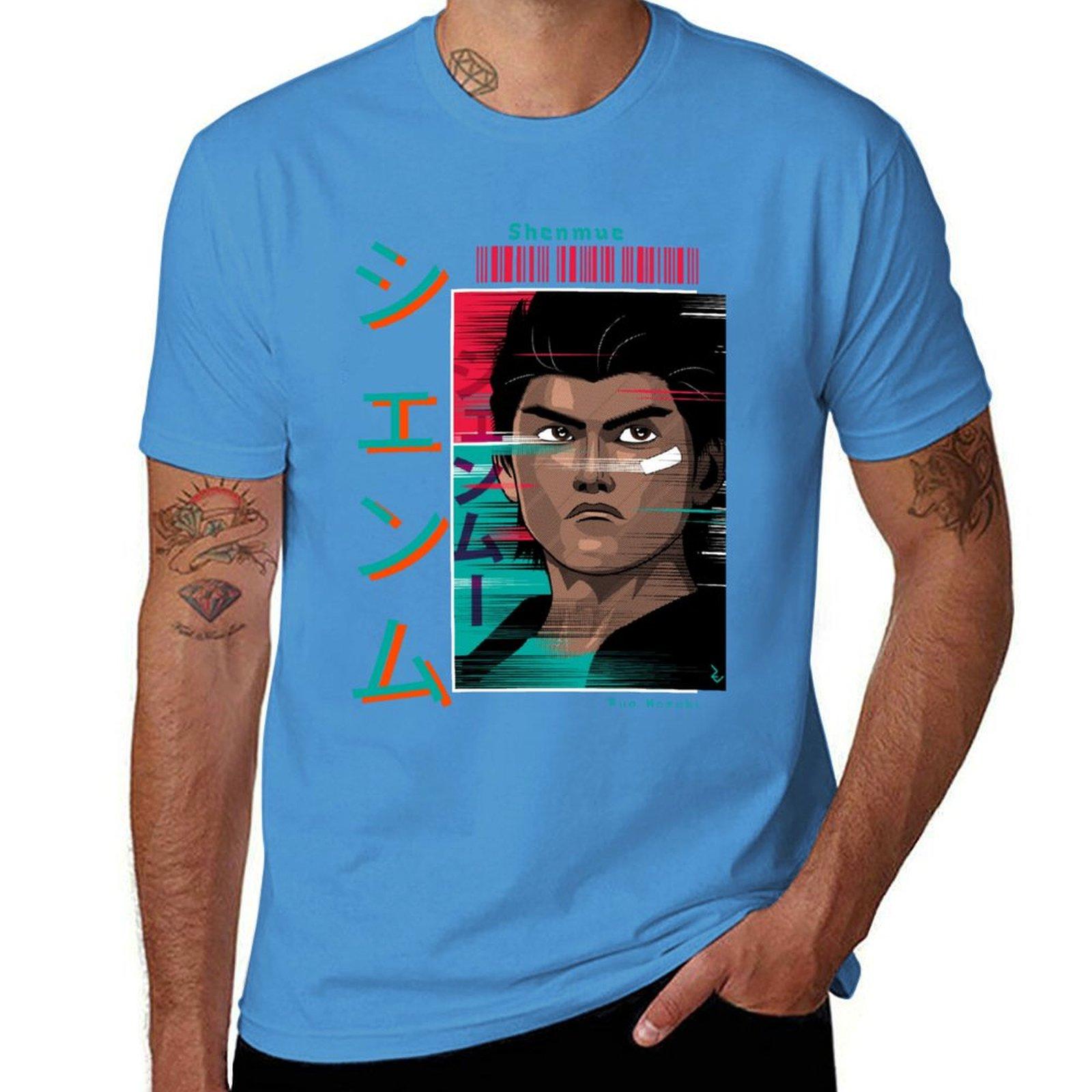 

Ryo Hazuki - Shenmue T-Shirt blanks summer clothes Aesthetic clothing men workout shirt S