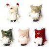6PCSChristmas Tree Faceless Gnome Gonks Doll Plush Ornaments Hanging Elf Home Decor