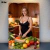 Pc Sign Sexy Beauty Kitchen Chopping Sign Suitable for Room Decoration Home Garage Bar Garden Bar Birthday Gift