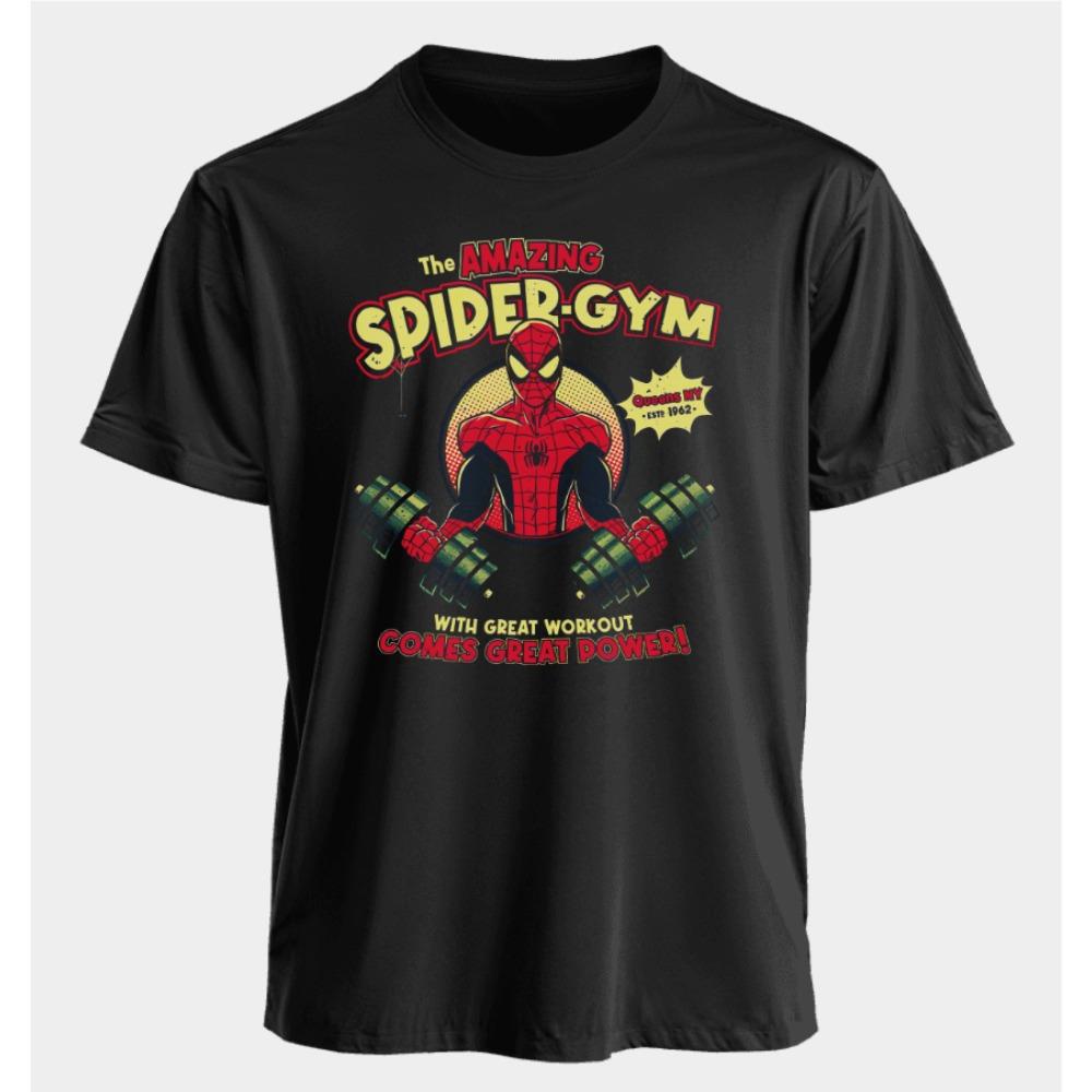 

Men s and Women s T-shirts Spider-Man Summer American Spring and Autumn New Luxury Harajuku Fashion Niche Short-sleeved 4XL