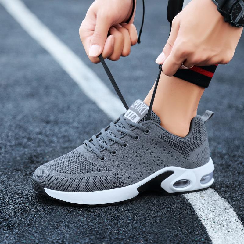 Autumn new fly-woven sports shoes casual shoes shock-absorbing comfortable breathable running shoes