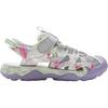 Li Ning Comfortable Versatile Creek Climbing Low-Top Sandals Kids Sandals Gray Purple YKEV016-2