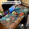 Large Mouse PadNaruto Custom Name Text Personalized Desk Mat Non Slip Gaming Pad