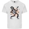 Rockabilly Skeleton Skull Guitar Rock N Roll Music Unisexs Light Cotton Tshirt