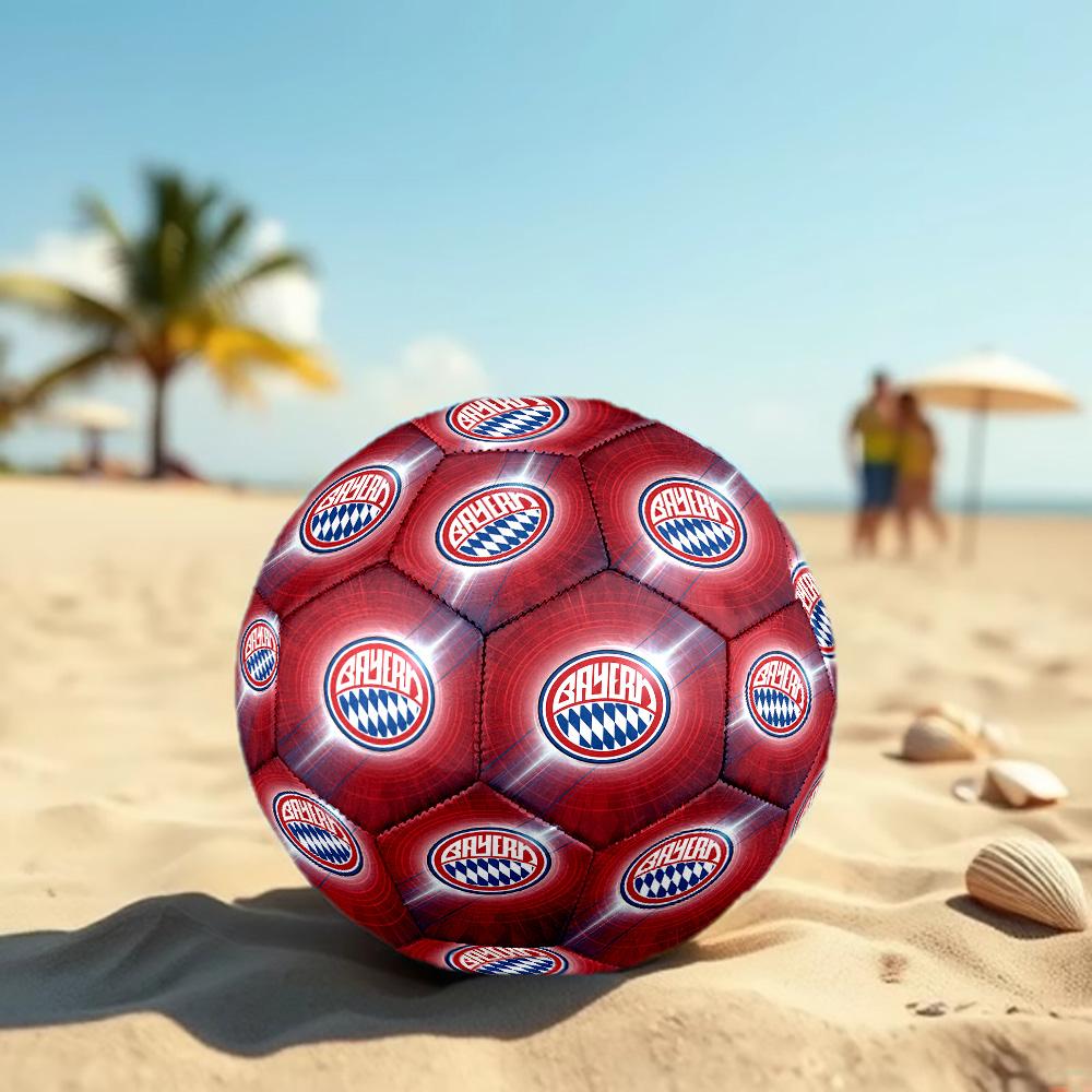 Bayern Monaco Pallone da Calcio Taglia 5 Alta Elasticità Pallone da Calcio Per Competizione All'aperto Allenamento Quotidiano Gioco