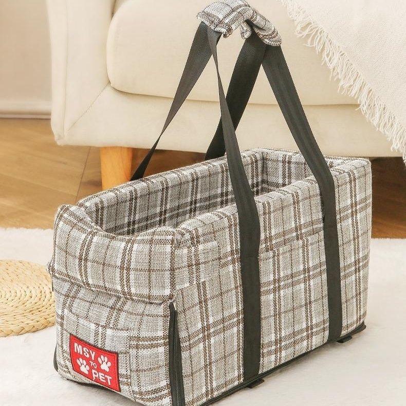 

Car Console Dog Bed for Small Breeds, All Season Pet Cushion for Cats Dogs, Wholesale Auto Accessories світло-сірого кольору