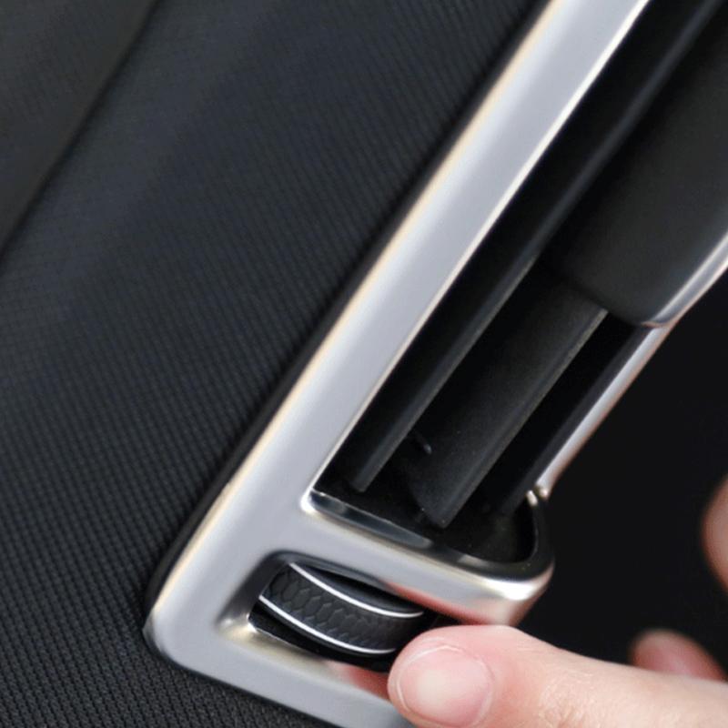 For Volvo XC60 V90 S90 2018-2021 2022 2023 2024 2025 ABS Car B-Pillar Rear Air Conditioning Outlet Frame Decoration Sticker Trim