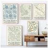 William Morris Museum Ausstellungsgalerie Wandkunst Leinwandbild Nordische Poster und Drucke Wandbilder für Wohnzimmerdekoration