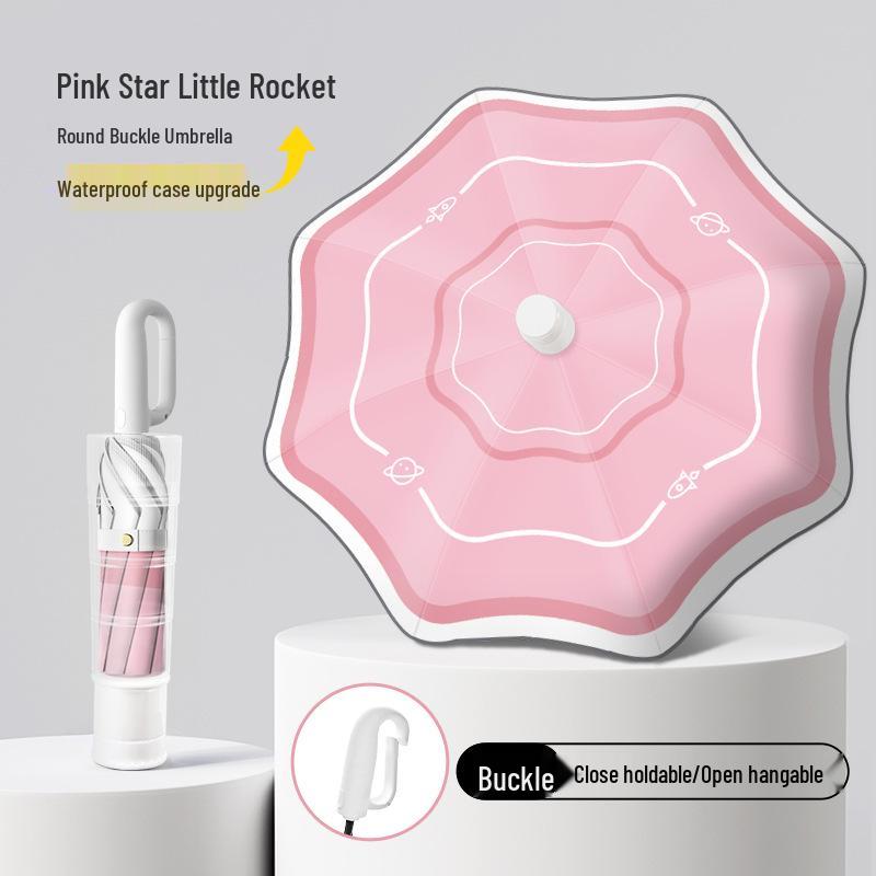 Children's Safe Automatic Umbrella - Anti-Stab, Rounded Corners for School Boys & Girls