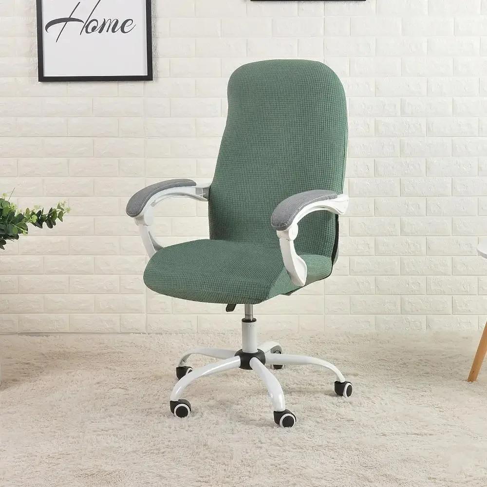 Cover for Computer Chair  Water Resistant Jacquard Office Chair Slipcover Elastic for Home Armchair 1PC  Sillas De Oficina