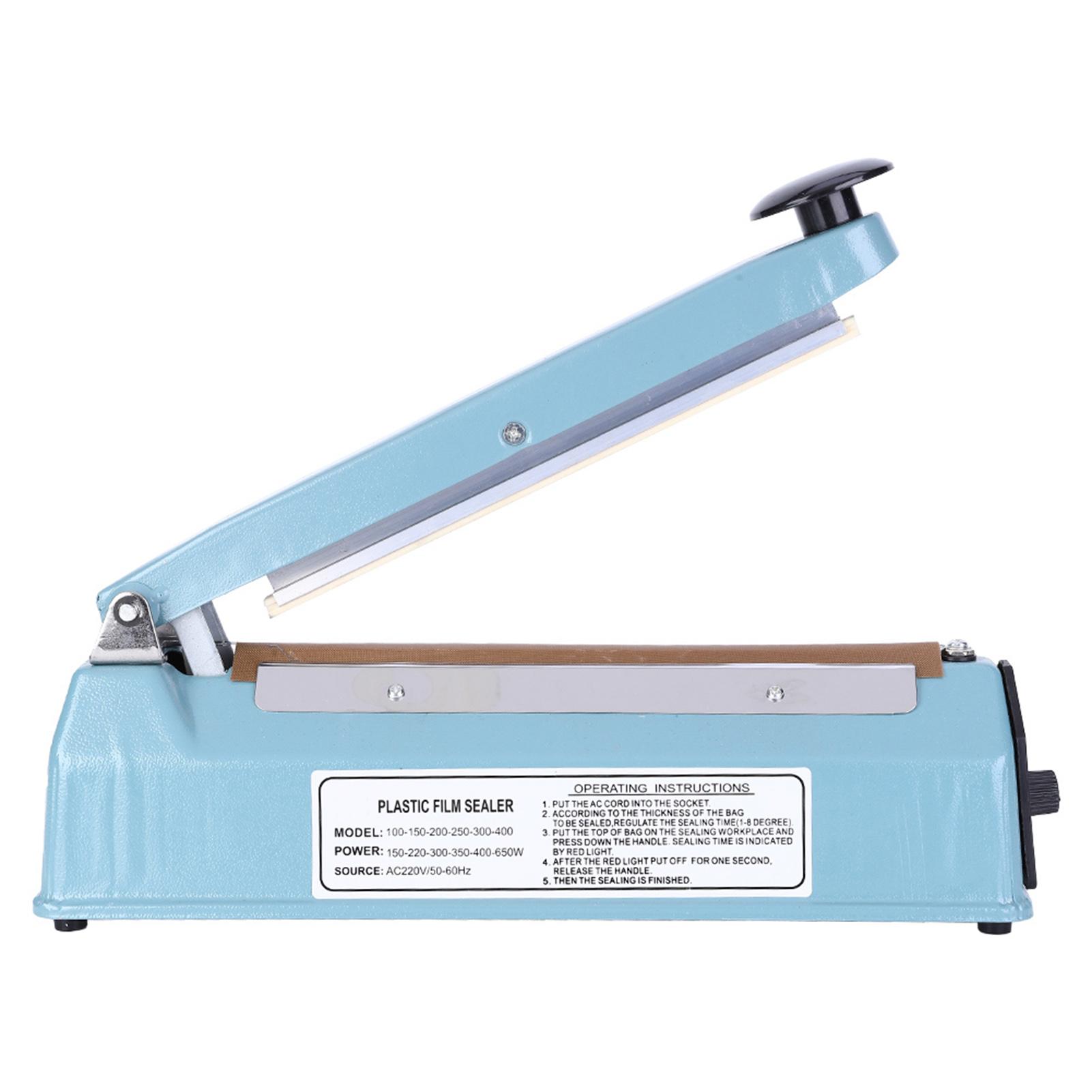 

ПФС200 300 Вт 8-дюймовый импульсный запайщик тепла Ручная запаечная машина Запайщик пластиковых упаковочных пакетов