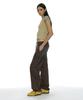 PARTIMENTO WOMEN Cut-Out Scoop Neck Short Sleeve Tee_Lemon